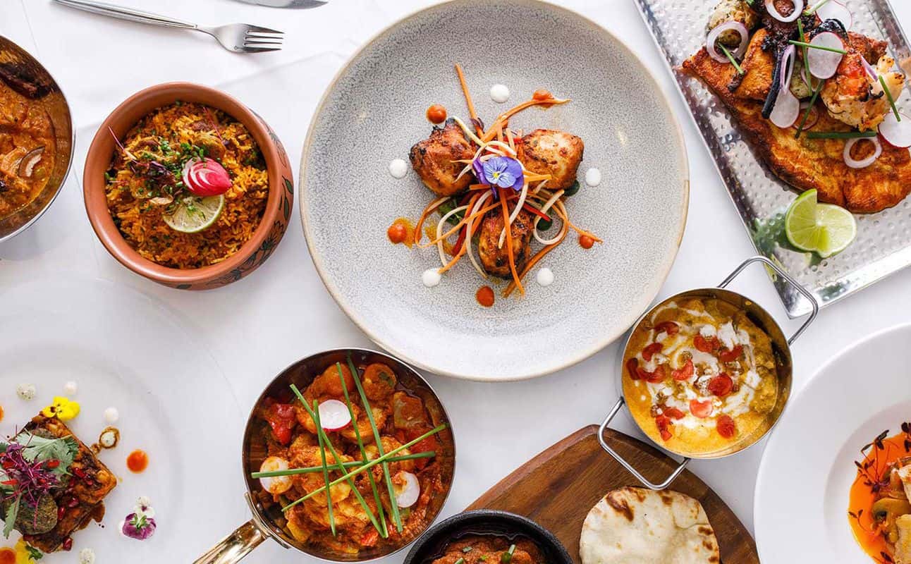 Enjoy Indian, Gluten Free options, Vegan options, Vegetarian options, Restaurant, Free wifi, Highchairs available, Table service, Private dining, $$, Groups, Families, Special occasion, Wine bar and Craft beer cuisine at Harborne Indian Kitchen in Harborne, Birmingham