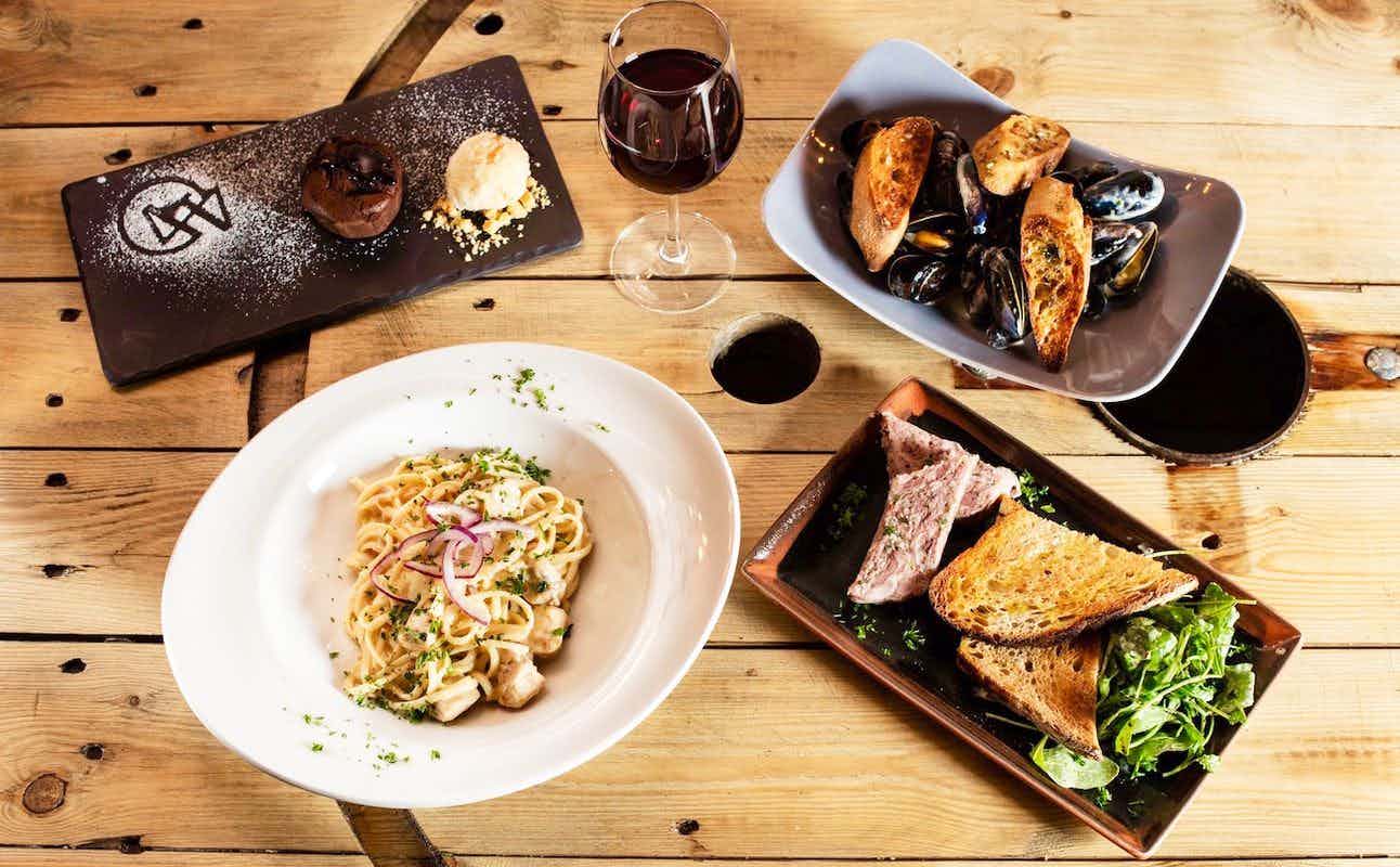 Enjoy French, Mediterranean and Small Plates cuisine at 44 Hill Street in Cathedral Quarter, Belfast