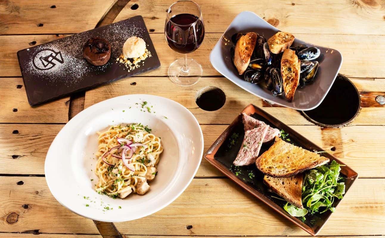 Enjoy French, Mediterranean, Small plates, Vegetarian options, Gluten Free options, Restaurant, Indoor & outdoor seating, Table service, Wheelchair accessible, Free wifi, $$, Groups and Families cuisine at 44 Hill Street in Cathedral Quarter, Belfast