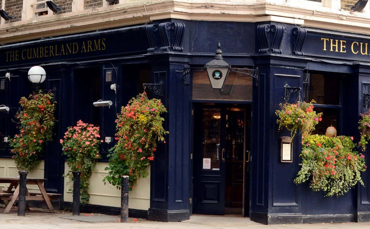 Enjoy Mediterranean, British and Gastropub cuisine at The Cumberland Arms in Hammersmith, London