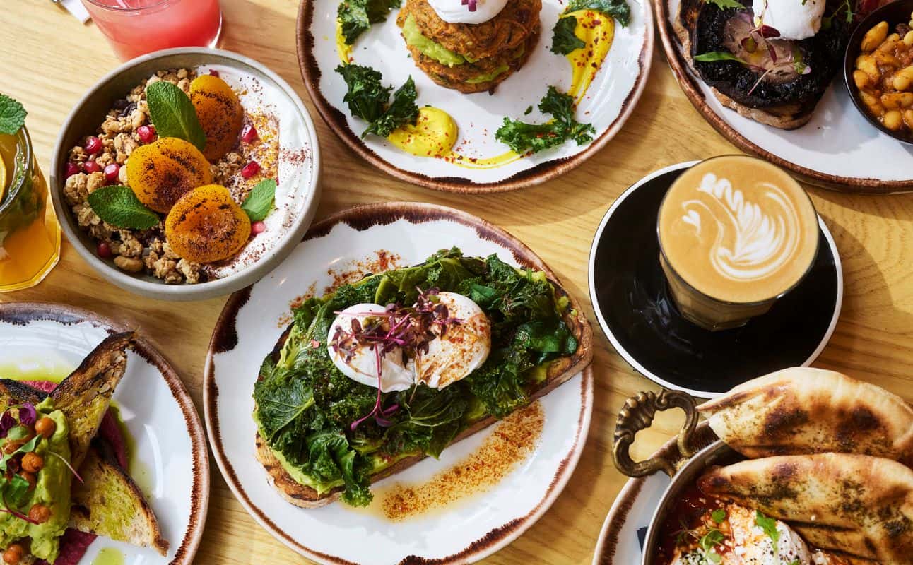 Enjoy Mediterranean, Greek, Middle Eastern, Gluten Free options, Vegan options, Vegetarian options, Restaurant, $$$, Groups and Special occasion cuisine at Brother Marcus Canary Wharf in Canary Wharf, London