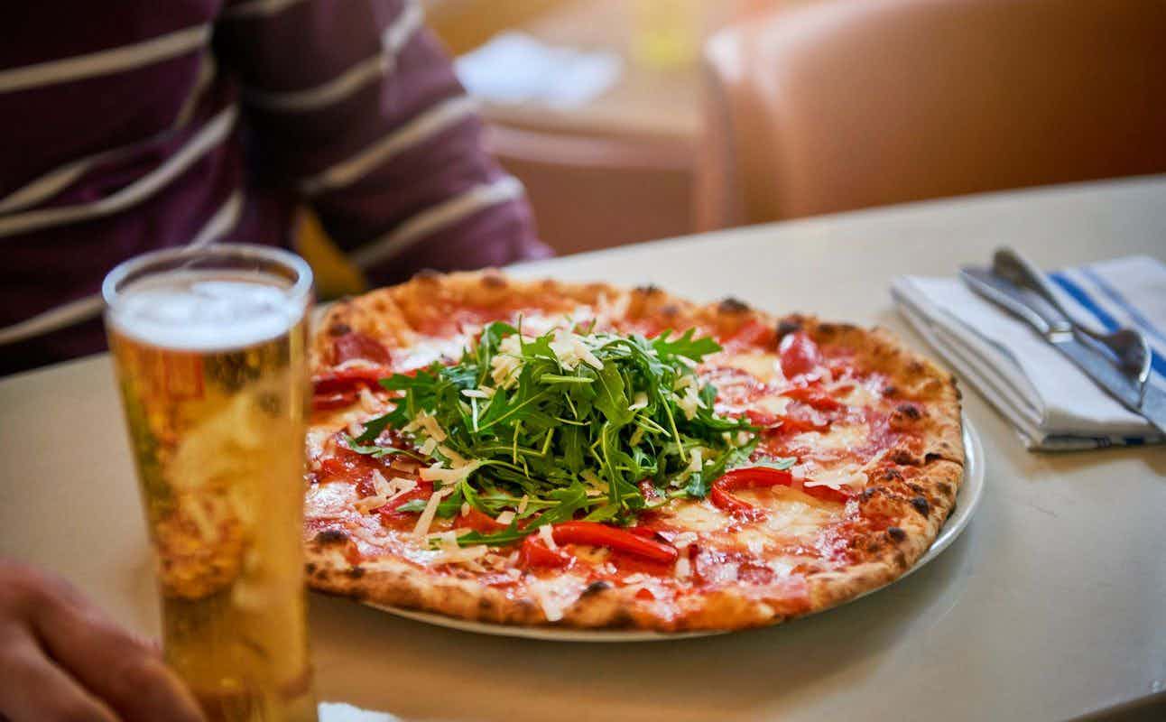 Enjoy Italian and Pizza cuisine at Firebrand Pizza Clerkenwell in Clerkenwell, London