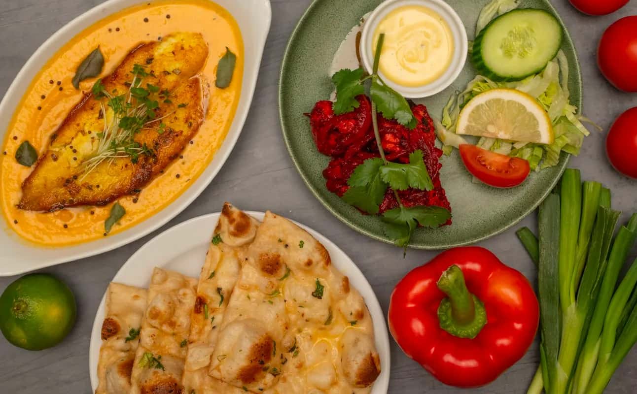 Enjoy Indian, Vegan options, Vegetarian options, Restaurant, $, Families, Local cuisine and Groups cuisine at Naan & Co Hotwells in Hotwells, Bristol