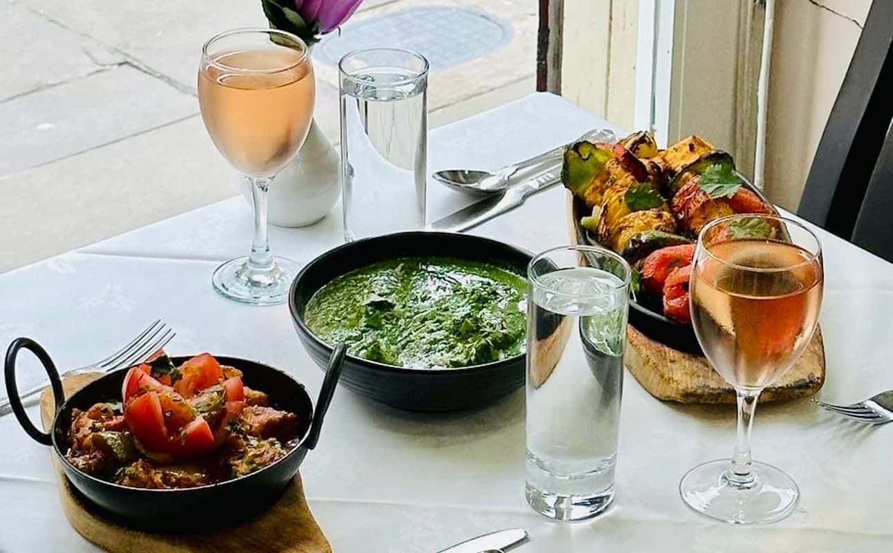 Enjoy Indian, Gluten Free options, Vegan options, Vegetarian options, Halal, Restaurant, Wheelchair accessible, Free wifi, Table service, $$, Groups, Families and Date night cuisine at Brick Lane Brasserie in Brick Lane, London