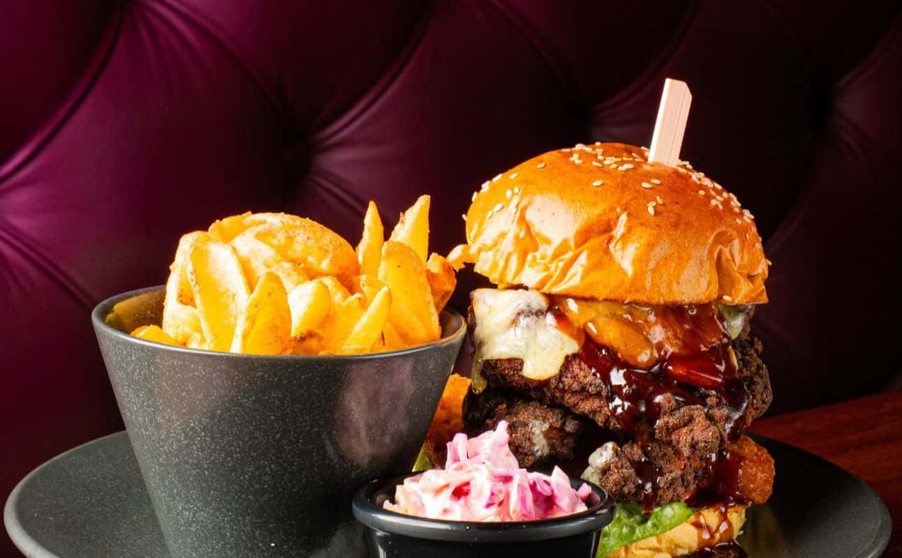 Enjoy Pub Food, Vegetarian options, Vegan options, Gastropub, Late night, Dog friendly, Free wifi, Highchairs available, Wheelchair accessible, Table service, $$, Groups, Families and Craft beer cuisine at Holyrood 9A in Holyrood, Edinburgh