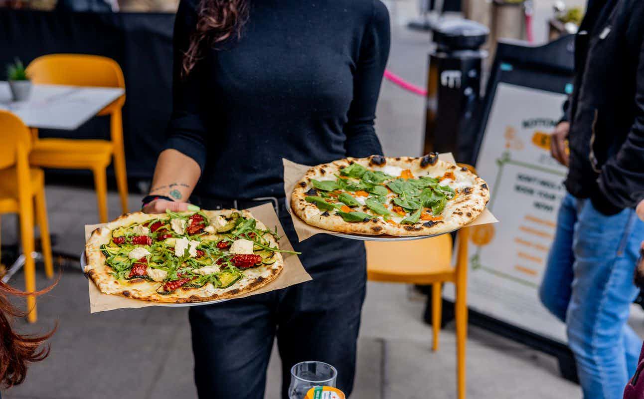Enjoy Pizza, Italian and Vegan cuisine at The Pizza Room Mile End in Mile End, London