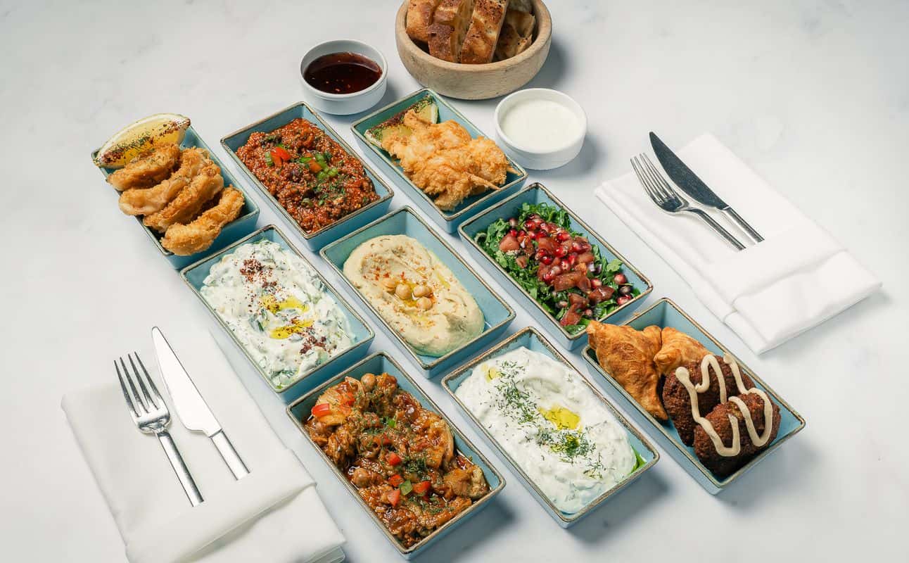 Enjoy Turkish, Mediterranean, Gluten Free options, Vegan options, Vegetarian options, Restaurant, Highchairs available, Indoor & outdoor seating, Table service, Wheelchair accessible, $$$, Groups and Families cuisine at Tas The Cut in Southwark, London