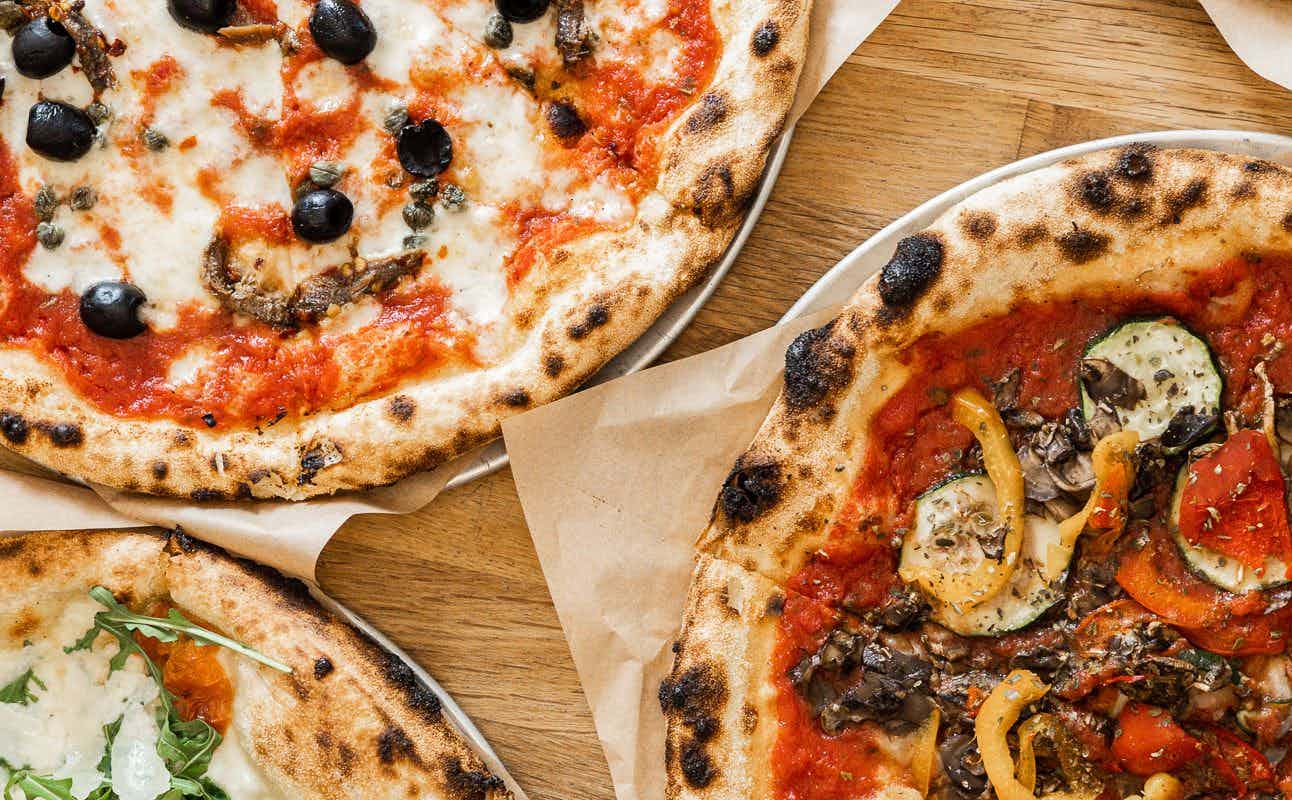 Enjoy Pizza and Italian cuisine at The Pizza Room Surrey Quays in Surrey Quays, London