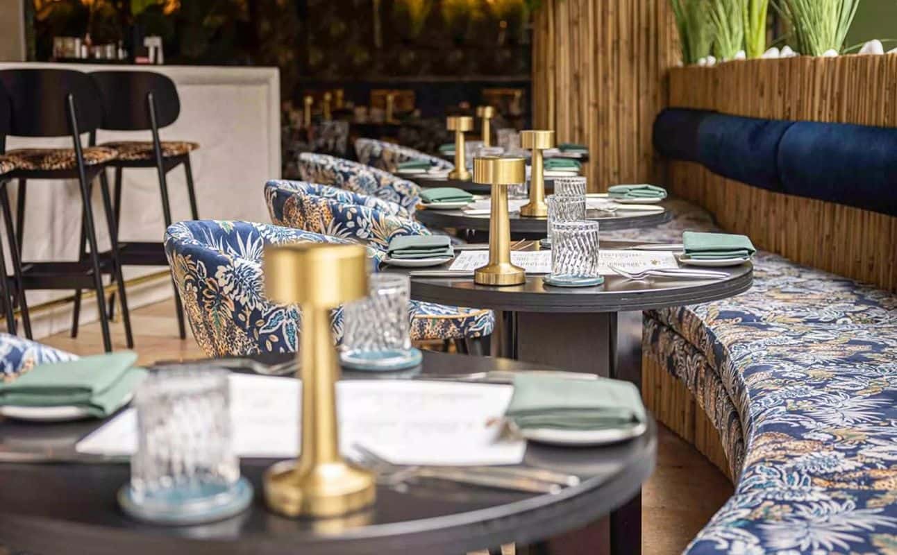 Enjoy Fine dining, Indian, Vegetarian options, Vegan options, Gluten Free options, Halal, Restaurant, Late night, Highchairs available, Wheelchair accessible, $$$$, Date night and Special occasion cuisine at Pushkar Cocktail Bar & Dining in Birmingham City Centre, Birmingham