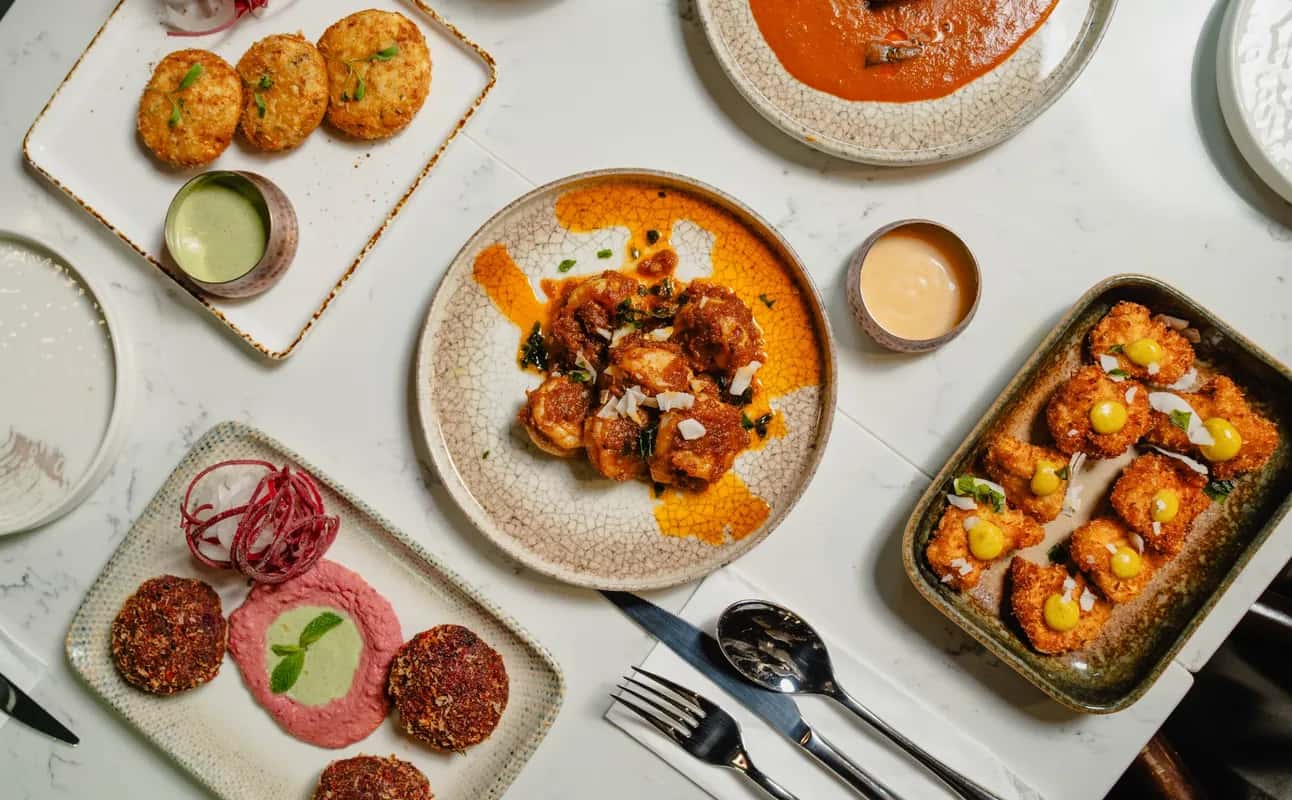 Enjoy Indian, Halal, Halal, Vegan options, Vegetarian options, Restaurant, Private dining, $$, Groups, Families and Special occasion cuisine at Masakali in Euston, London