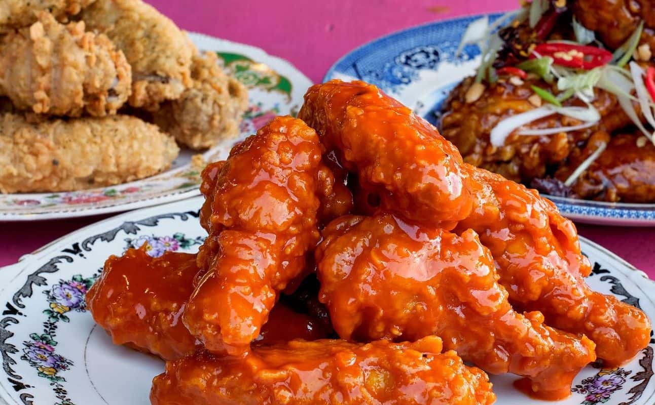Enjoy Burgers, Vegan options, Diner, Table service, $$ and Groups cuisine at Chick 'n' Sours Haggerston in Haggerston, London