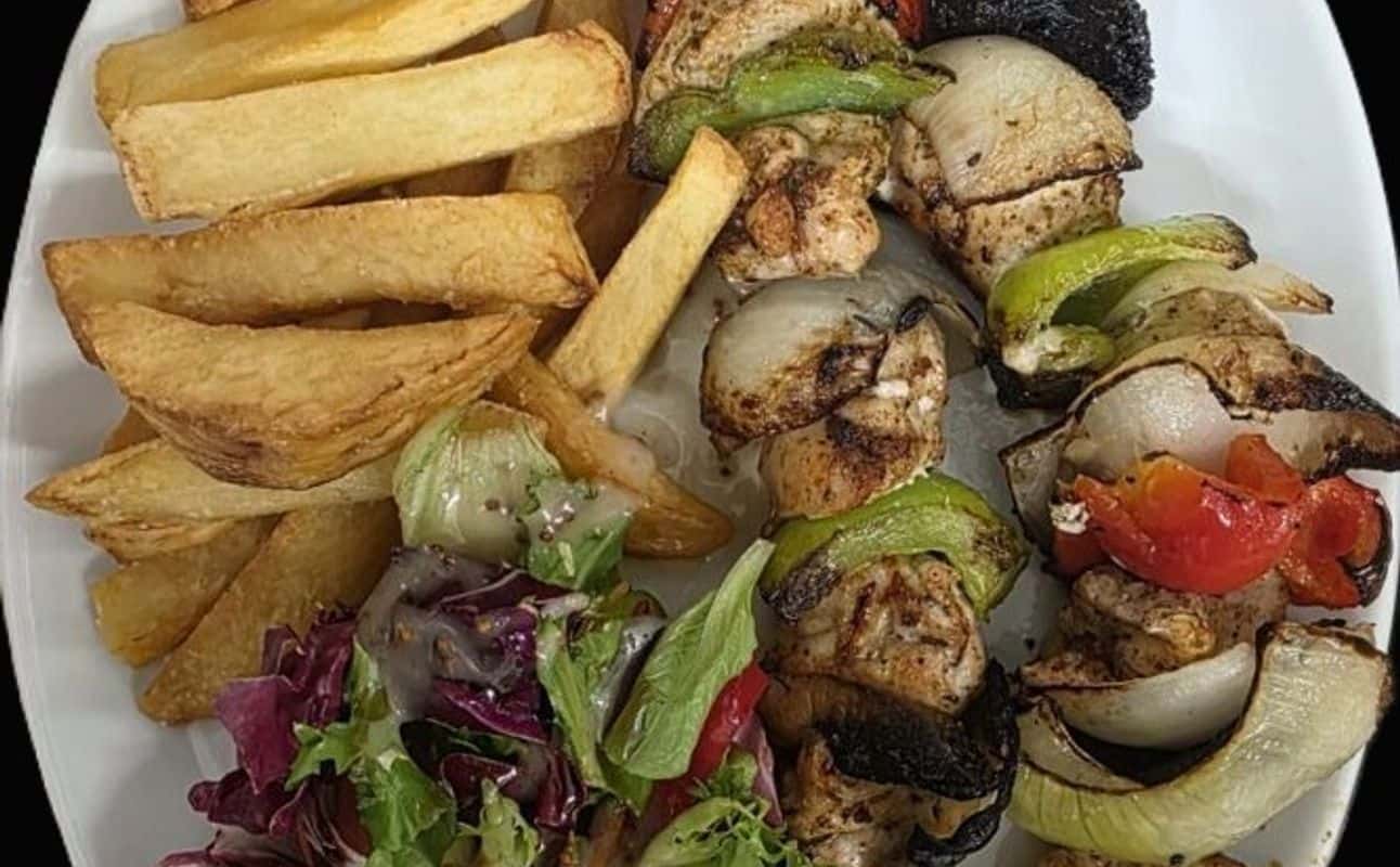 Enjoy Romanian, Steakhouse, Vegan options, Vegetarian options, Restaurant, Late night, Indoor & outdoor seating, Table service, Private dining, $$$, Families, Groups, Special occasion and Date night cuisine at Dobrogeanca in Winton, Bournemouth