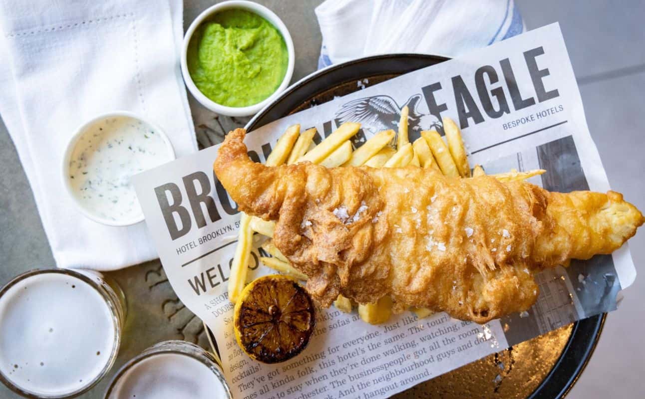 Enjoy British, American, Gluten Free options, Vegan options, Halal, Vegetarian options, Hotel restaurant, Cocktail bar, Free wifi, Child friendly, Dog friendly, Table service, Wheelchair accessible, $$$, Date night, Families and Business meetings cuisine at Runyon's in Manchester City Centre, Manchester