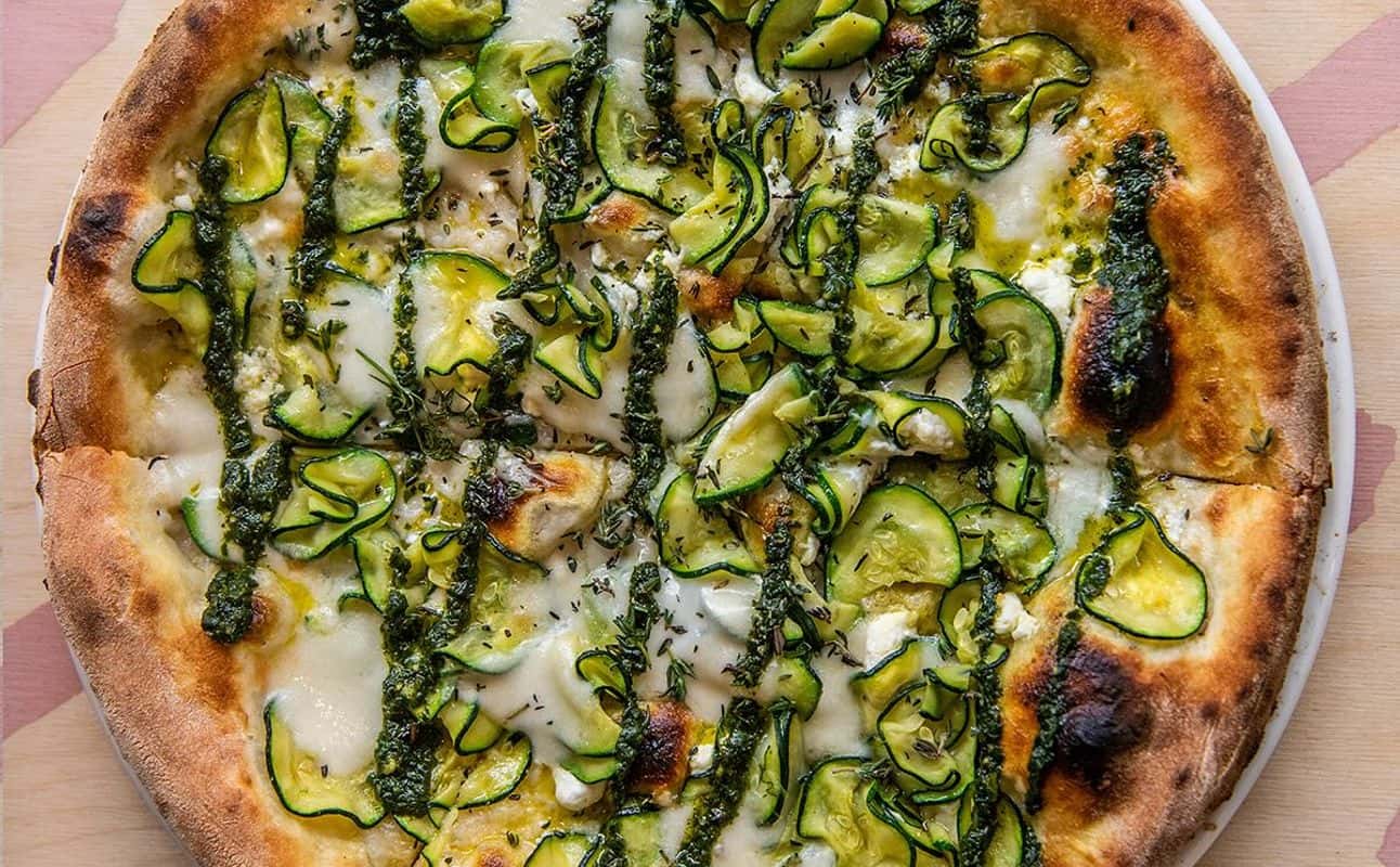 Enjoy Pizza, Vegan options, Restaurant, Free wifi, Indoor & outdoor seating, $$, Groups and Families cuisine at 400 Rabbits Elephant & Castle in Elephant and Castle, London