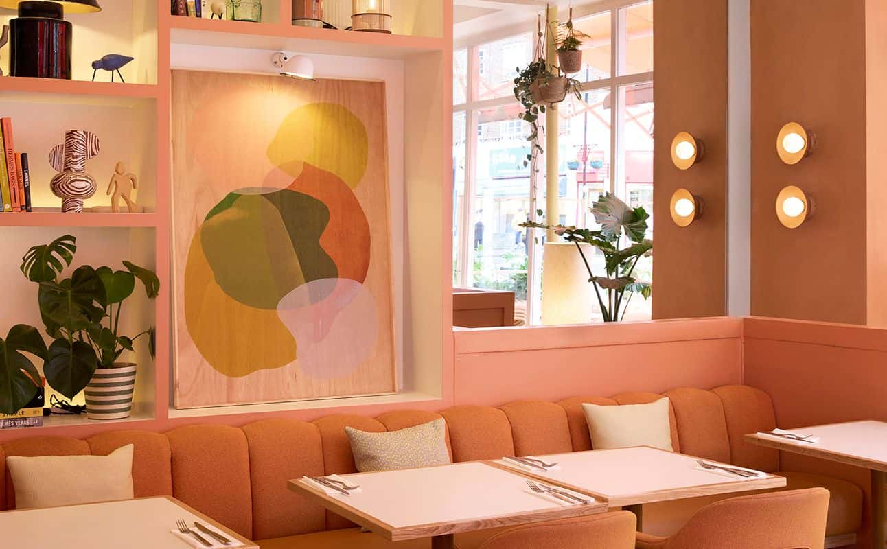 Enjoy British, Brunch, Mediterranean, Vegetarian options, Vegan options, Restaurant, Free wifi, Highchairs available, $$, Families and Groups cuisine at Drunch Notting Hill in Notting Hill, London