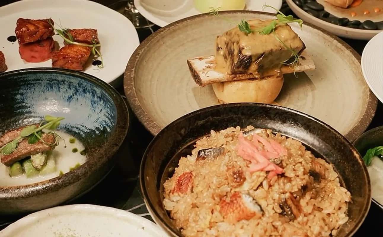Enjoy Japanese, Steakhouse, Asian, Vegetarian options, Vegan options, Restaurant, Table service, $$$, Local cuisine and Families cuisine at Akatuki in Covent Garden, London