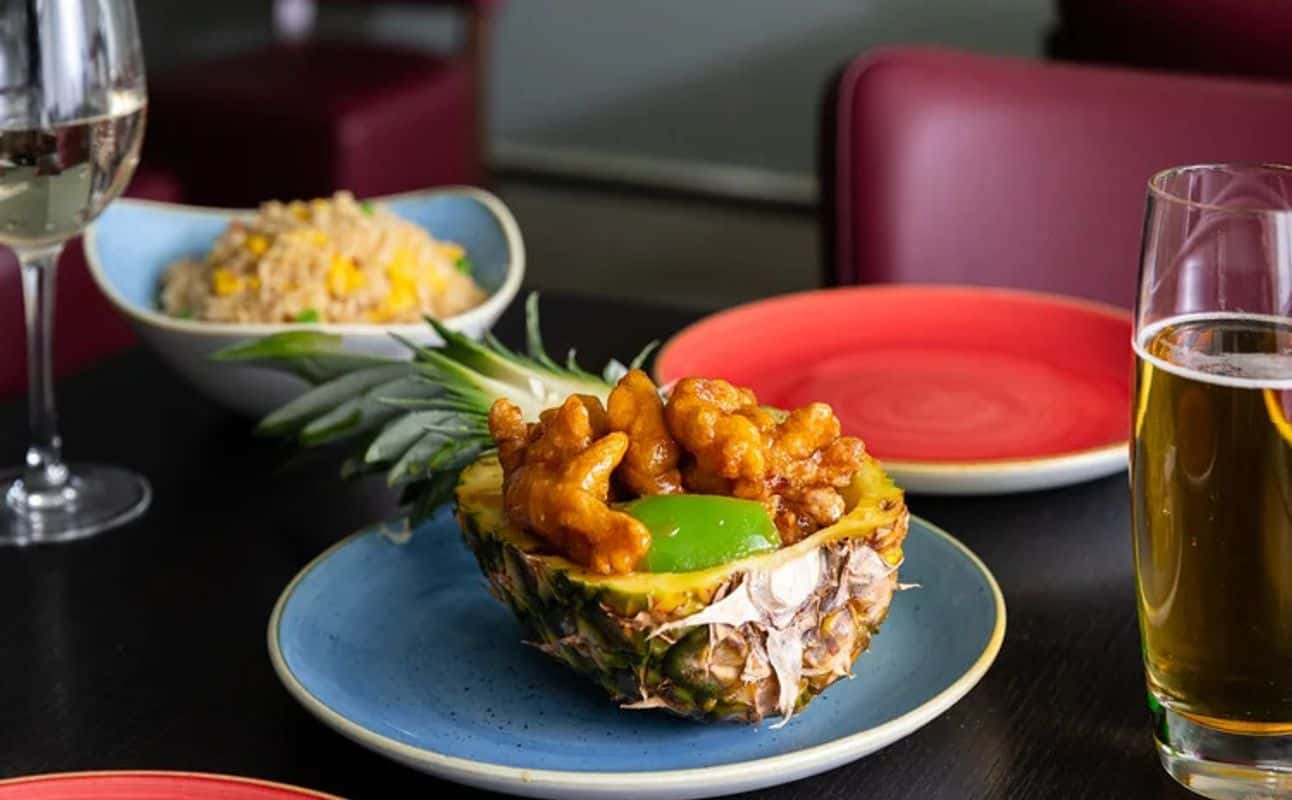 Enjoy Chinese, Vegetarian options, Restaurant, Table service, $$, Groups and Families cuisine at Castle Chinese in Lewes, Brighton