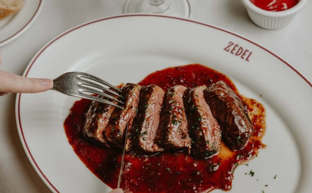 Enjoy French, Vegetarian options, Vegan options, Gluten Free options, Restaurant, Free wifi, Highchairs available, Non-smoking, Indoor & outdoor seating, Table service, Wheelchair accessible, $$, Groups and Date night cuisine at Brasserie Zedel in Piccadilly, London