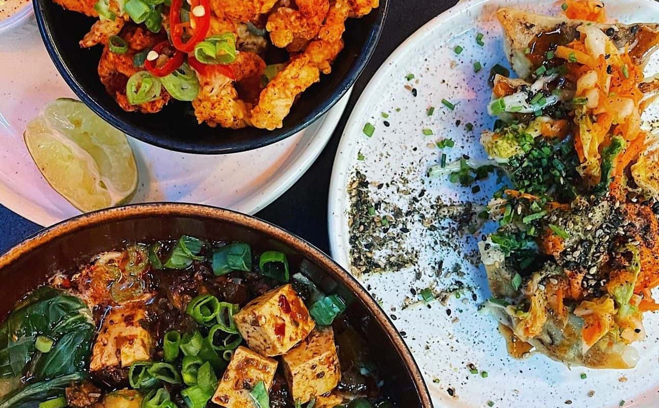 Enjoy Asian, Fusion, Japanese, Vegetarian options, Gluten Free options, Restaurant, Late night, Free wifi, Highchairs available, $$, Families and Groups cuisine at Four Wise Monkeys in Central Bristol, Bristol