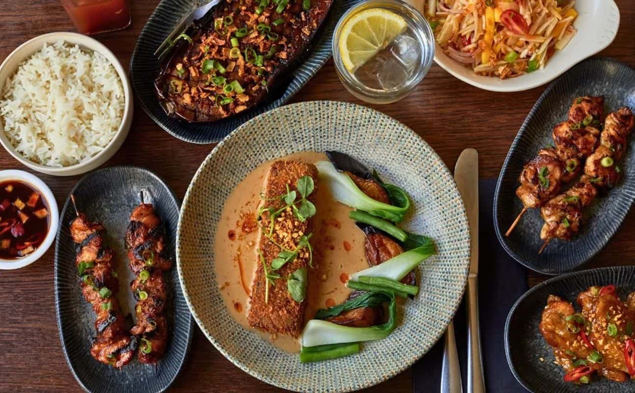 Enjoy Asian, Grill & barbeque, Filipino, Vegetarian options, Restaurant, Dog friendly, Indoor & outdoor seating, Highchairs available, $$, Local cuisine, Special occasion, Live music, Hidden gems, Date night, Bar scene, Kids, Groups and Families cuisine at Turo Turo in Tooting, London