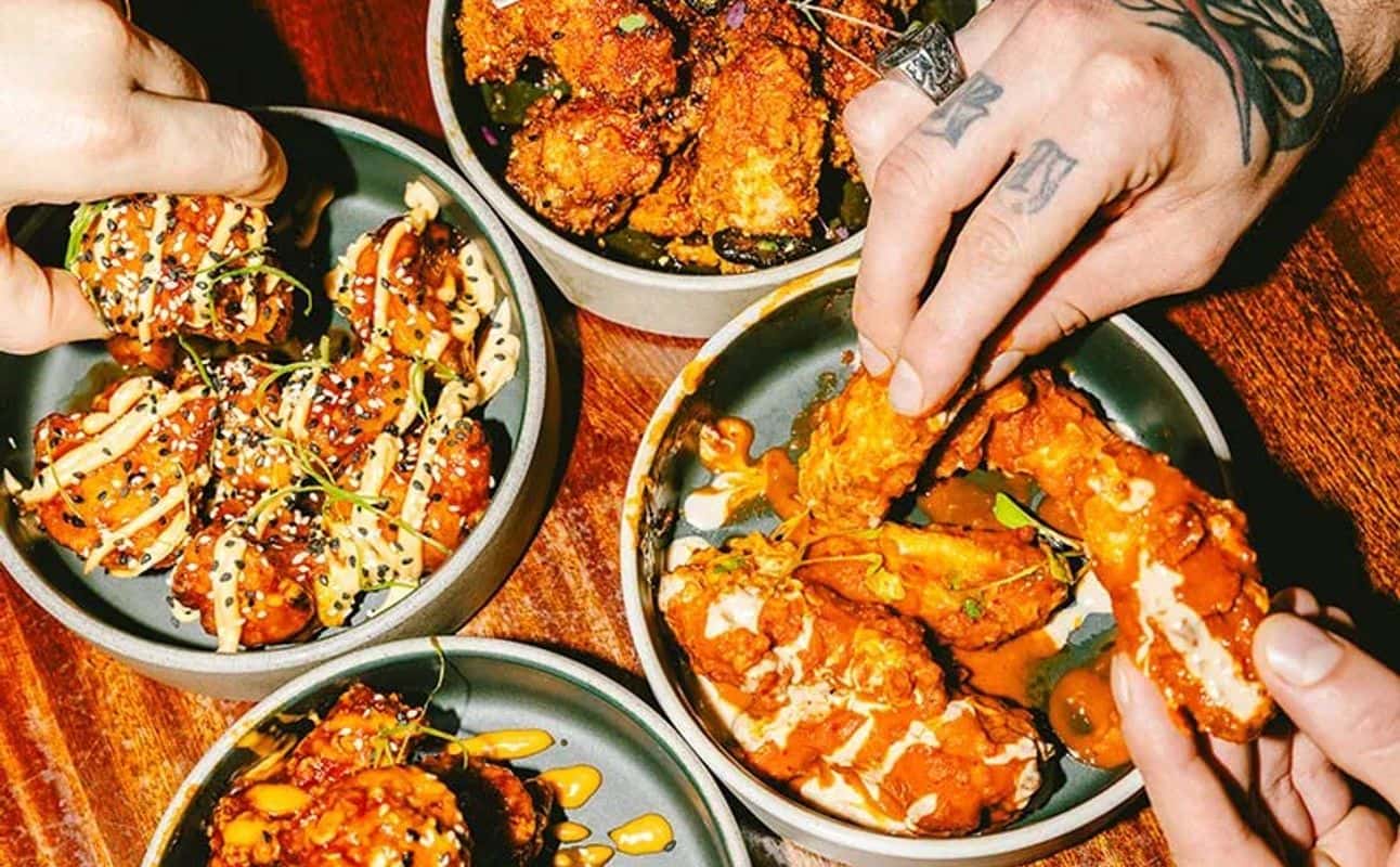 Enjoy Korean, Mexican, Gluten Free options, Vegan options, Vegetarian options, Restaurant, Dog friendly, Child friendly, Indoor & outdoor seating, Highchairs available, $$, Families and Groups cuisine at Mexican Seoul in Bow, London