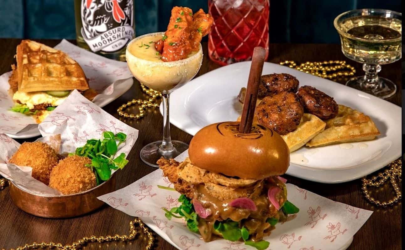 Enjoy American and Burgers cuisine at Absurd Bird Bath in Bath
