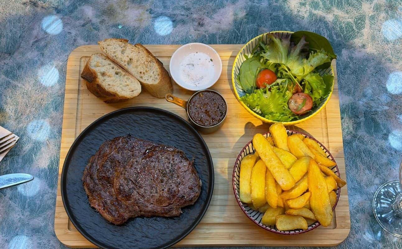 Enjoy Steakhouse, Grill & barbeque, Halal, Restaurant, Wheelchair accessible, Table service, $$$, Groups and Families cuisine at Wu Asia Pacific in New Town, Edinburgh
