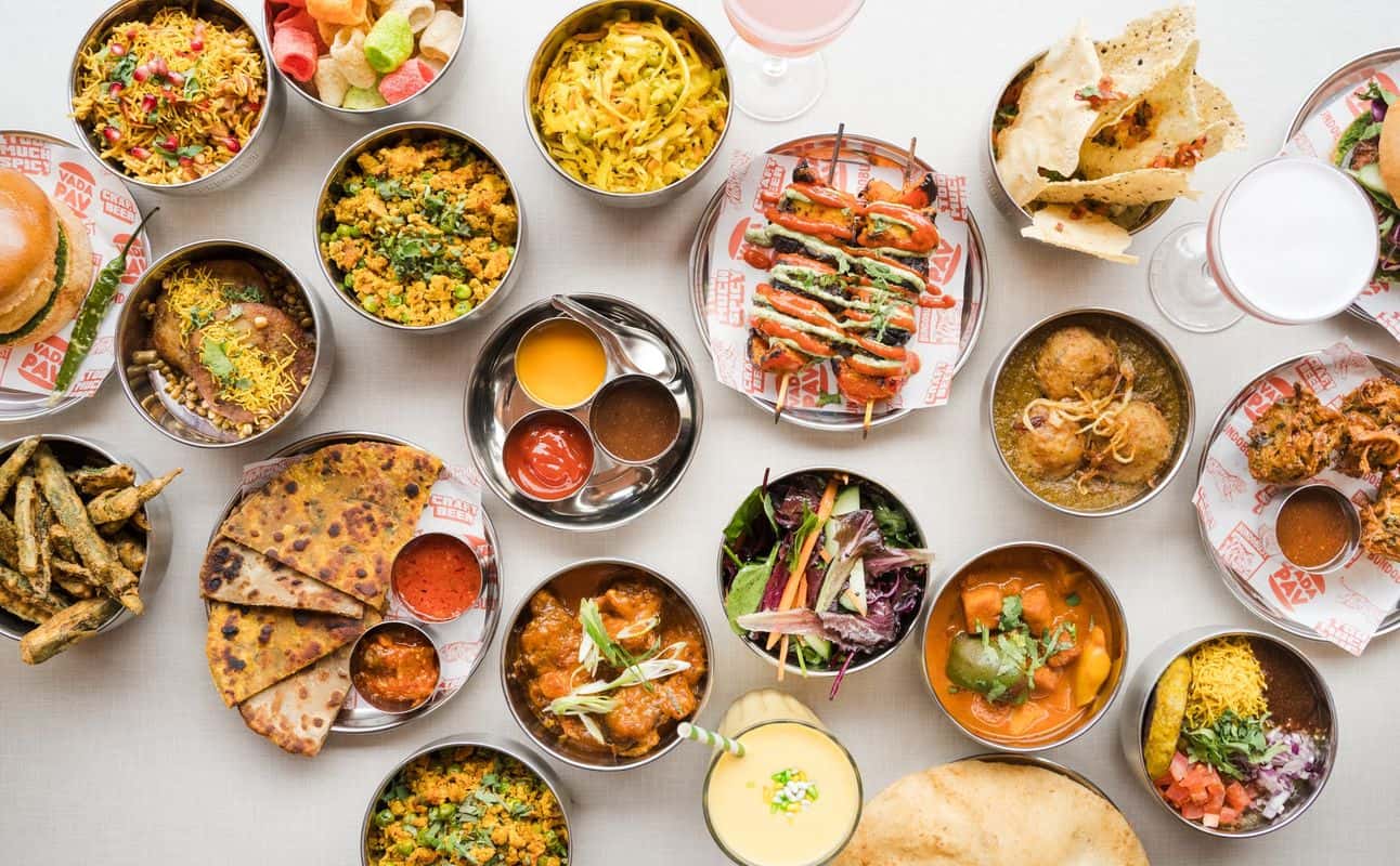 Enjoy Street food, Casual dining, Indian, Gluten Free options, Vegan options, Vegetarian options, Restaurant, Child friendly, Non-smoking, Highchairs available, Dog friendly, Free wifi, $$, Groups, Families, Bar scene, Craft beer, Date night and Hidden gems cuisine at Bundobust Leeds in Leeds City Centre, Leeds