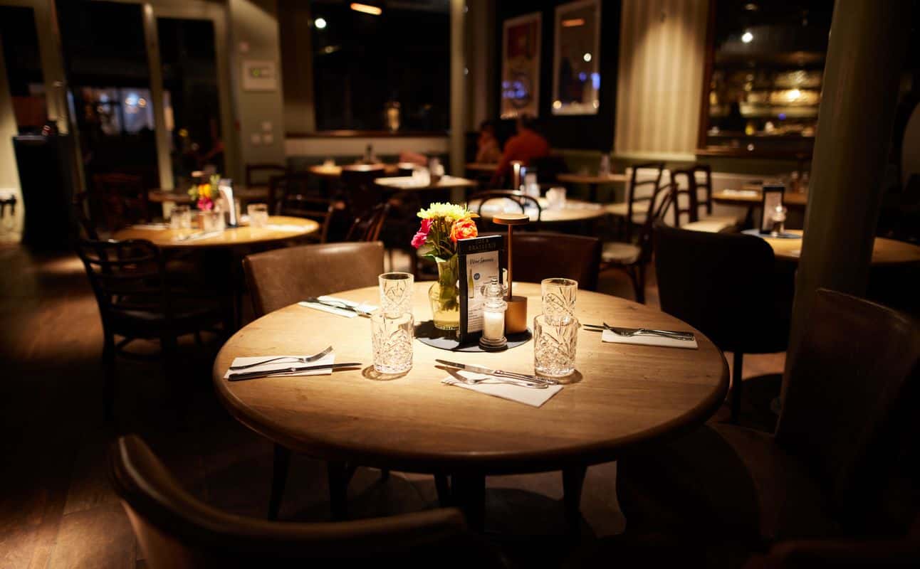 Enjoy European, British, Vegan options, Vegetarian options, Gluten Free options, Dairy free options, Bars & pubs, Restaurant, Late night, Table service, Indoor & outdoor seating, $$$$, Families and Groups cuisine at Joe's Brasserie in Parsons Green, London