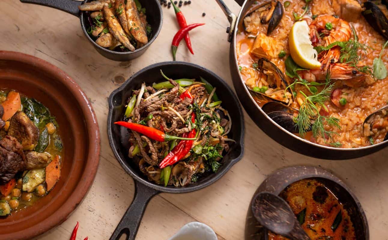 Enjoy French, North African and Scottish cuisine at Maison Bleue in Edinburgh Old Town, Edinburgh