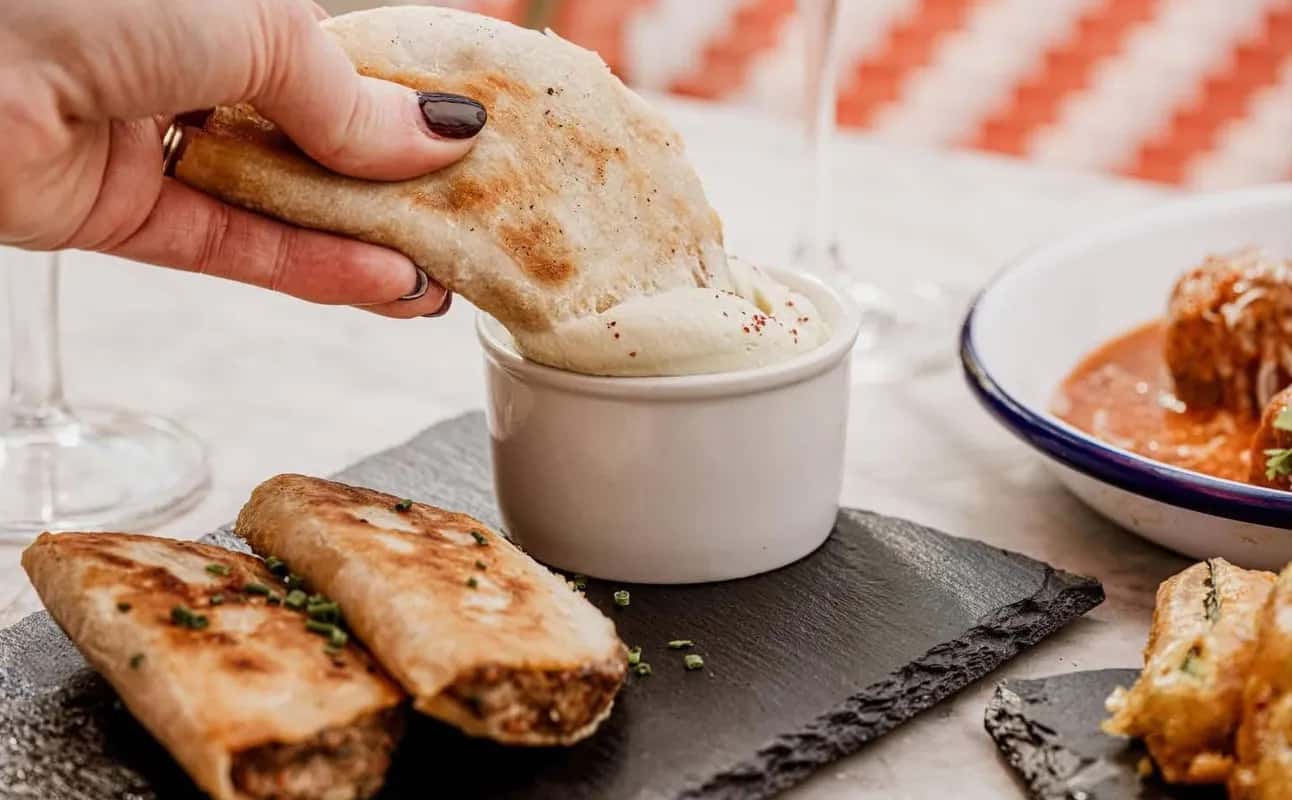 Enjoy Mediterranean, Small plates, Gluten Free options, Vegan options, Vegetarian options, Cocktail bar, Restaurant, Free wifi, Indoor & outdoor seating, Table service, $$$, Live music, Bar scene and Groups cuisine at Circe's Rooftop Bar in Waterloo, London