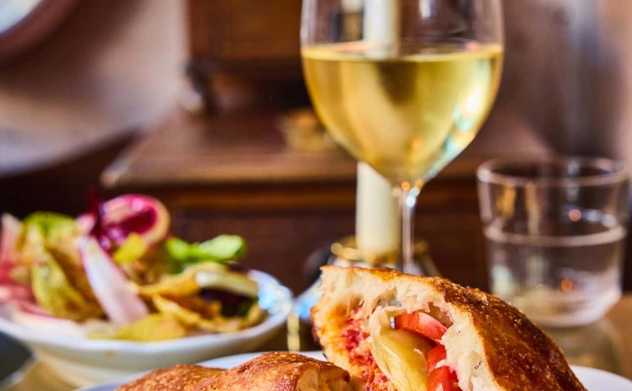 Enjoy European, Mediterranean, Italian, Vegetarian options, Restaurant, Table service, $$$, Families and Groups cuisine at Passione Vino Exmouth Market in Clerkenwell, London