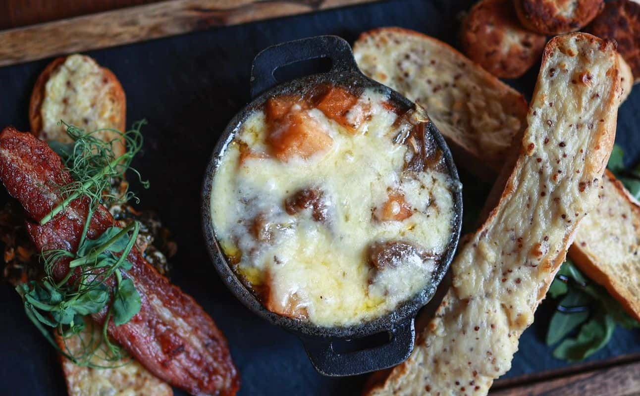 Enjoy British, French, Vegetarian options, Restaurant, Indoor & outdoor seating, Highchairs available, Free wifi, $$, Families and Groups cuisine at The Welsh House in Cardiff Central, Cardiff