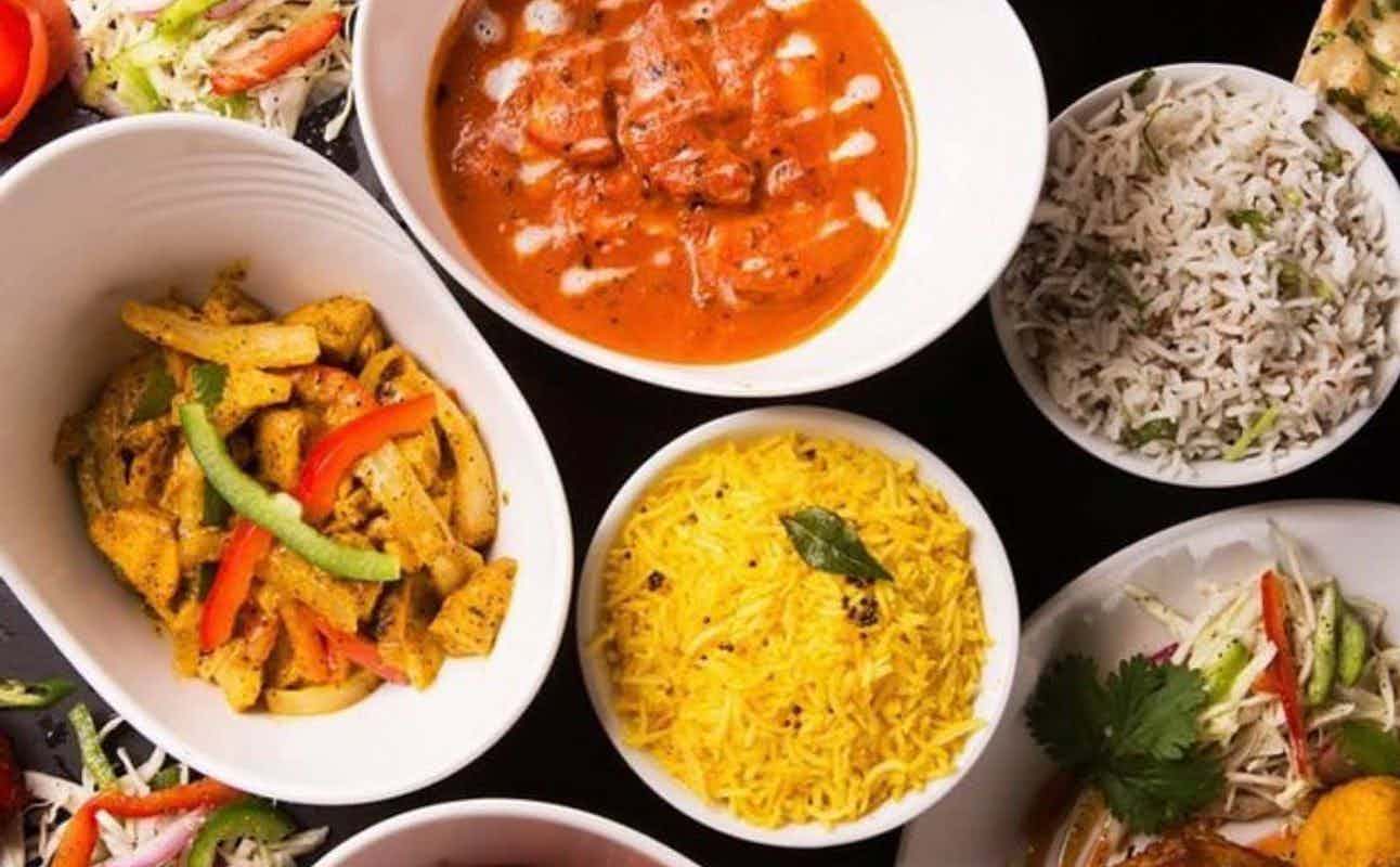 Enjoy Asian, Indian and Grill & Barbeque cuisine at NuDelhi in Linen Quarter, Belfast