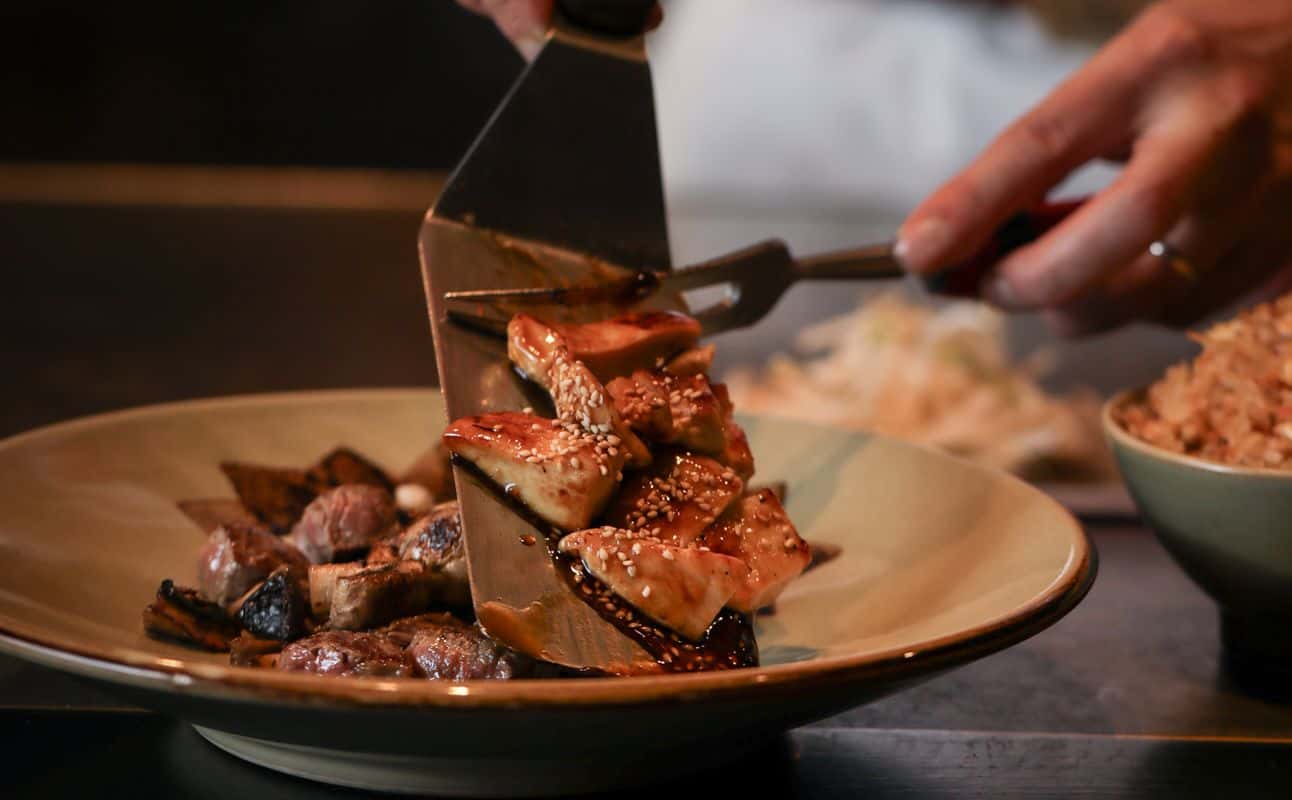 Enjoy Japanese, Asian, Sushi, Vegetarian options, Gluten Free options, Restaurant, Highchairs available, Private dining, Table service, $$$$, Families, Groups and Special occasion cuisine at Benihana Chelsea in Chelsea, London