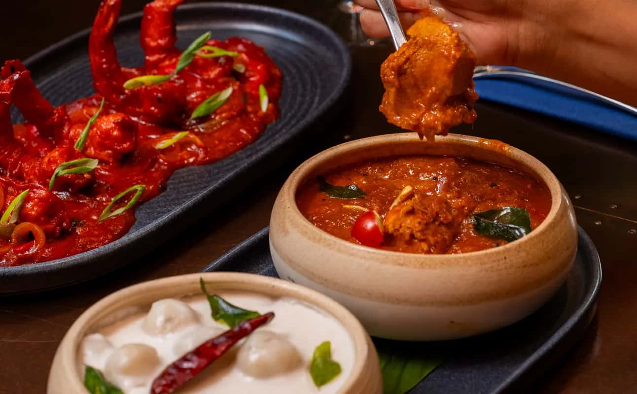 Enjoy Indian, Vegetarian options, Vegan options, Gluten Free options, Restaurant, Free wifi, Highchairs available, Non-smoking, Private dining, Table service, Wheelchair accessible, $$$ and Families cuisine at Kayal Birmingham in Birmingham City Centre, Birmingham