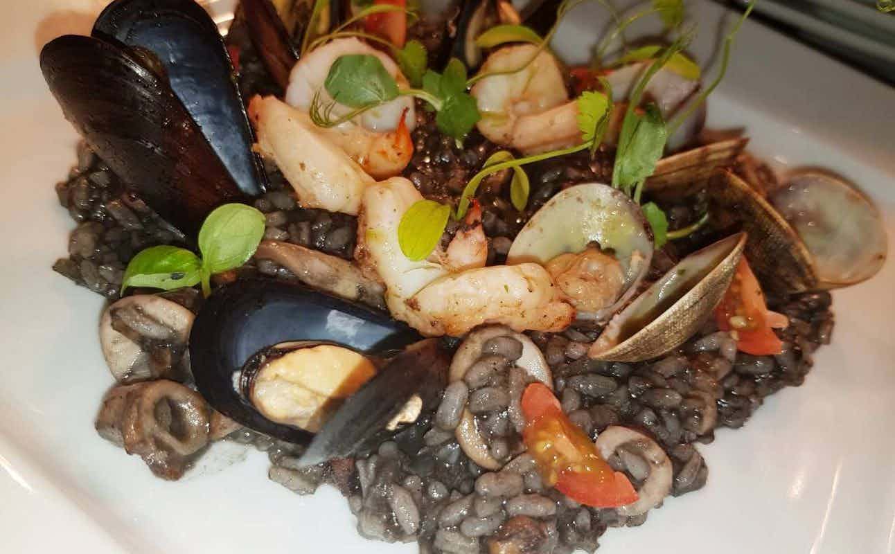 Enjoy Greek and Seafood cuisine at Opa Bath in Bath