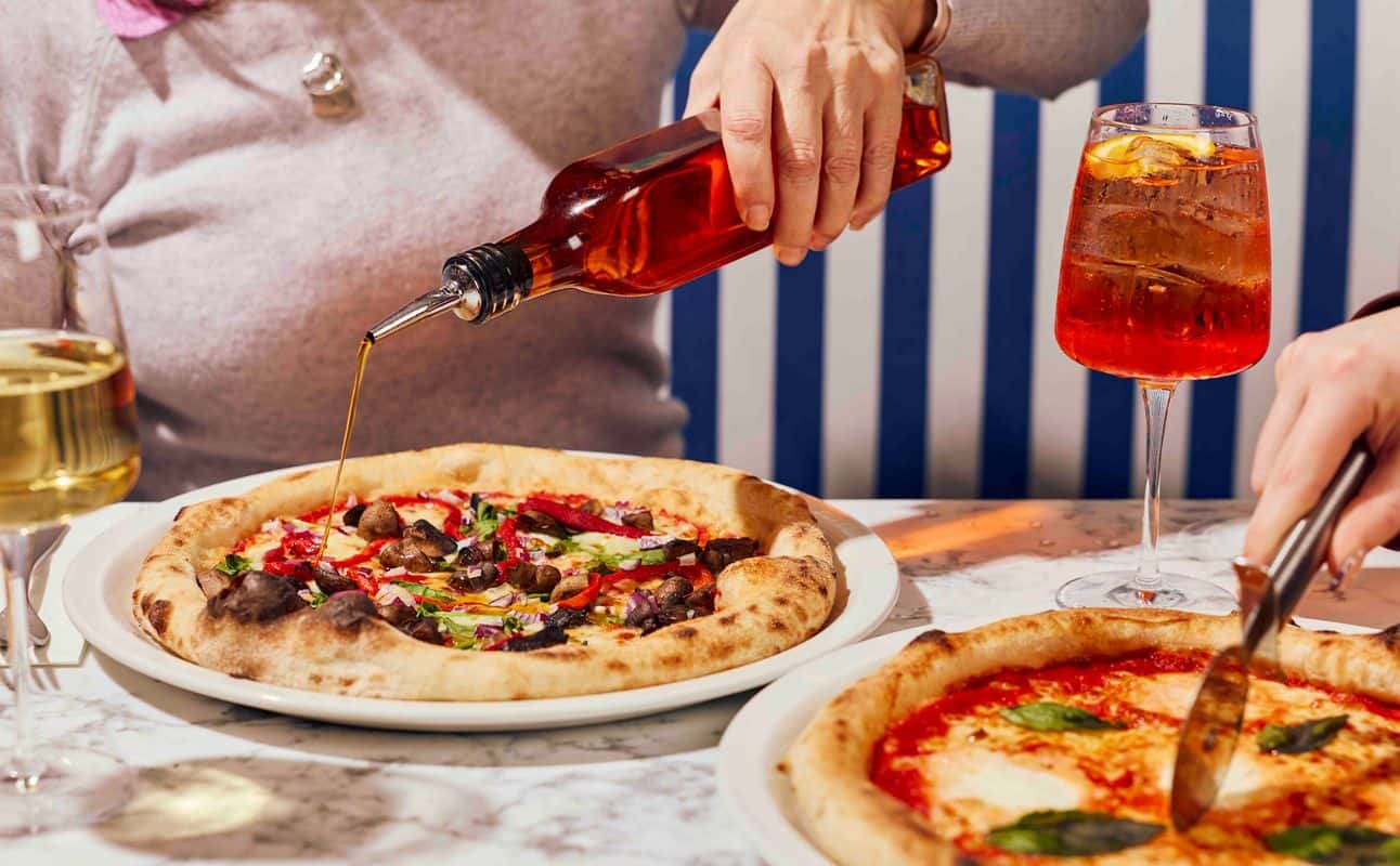 Enjoy Italian, Gluten Free options, Vegan options, Vegetarian options, Restaurant, Highchairs available, Table service, Wheelchair accessible, $$, Groups, Families and Special occasion cuisine at Prezzo Italian Victoria in Victoria, London