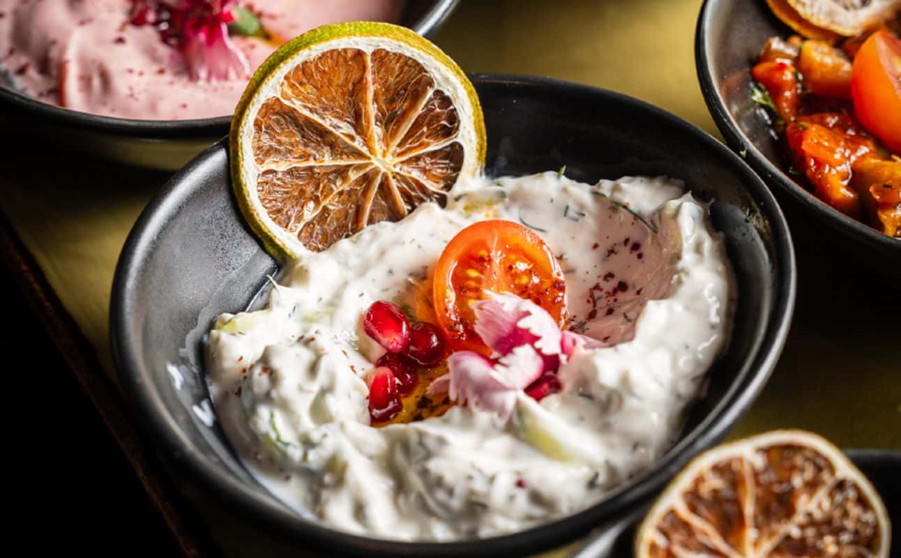 Enjoy Turkish, Mediterranean, Vegetarian options, Vegan options, Gluten Free options, Restaurant, Free wifi, Highchairs available, Indoor & outdoor seating, Table service, Wheelchair accessible, $$, Live music and Groups cuisine at Nazar in Cambridge City Centre, Cambridge