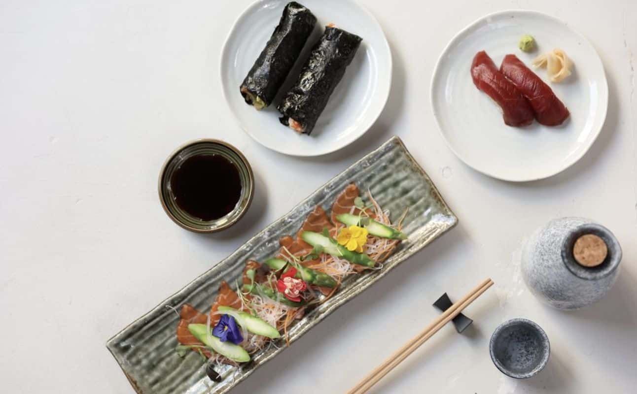 Enjoy Japanese, Sushi, Restaurant, Cocktail bar, $$, Groups and Date night cuisine at UKIYO Hand Roll Bar in Covent Garden, London