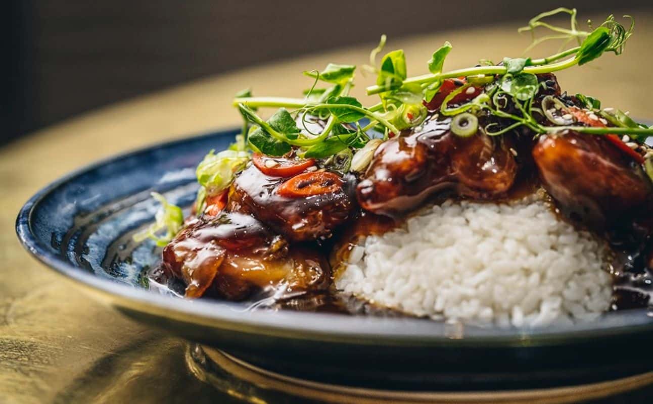 Enjoy Japanese, Vegetarian options, Gluten Free options, Hotel restaurant, Private dining, $$, Groups, Families and Special occasion cuisine at Wild Heart by Garry Hollihead in Soho, London