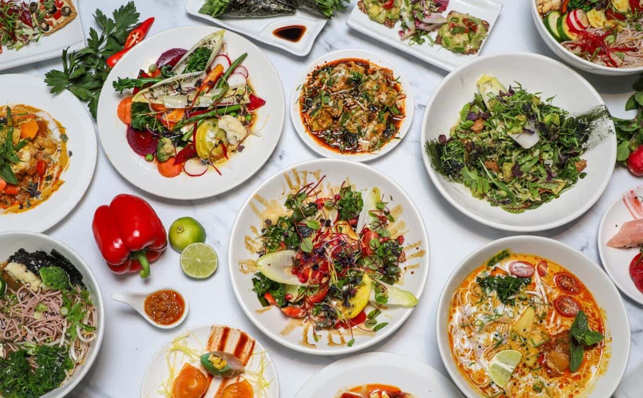 Enjoy International, Fusion, Vegan, Vegan options, Gluten Free options, Vegetarian options, Restaurant, Free wifi, Dog friendly, Highchairs available, Non-smoking, Table service, Groups and Live music cuisine at Vantra in Soho, London