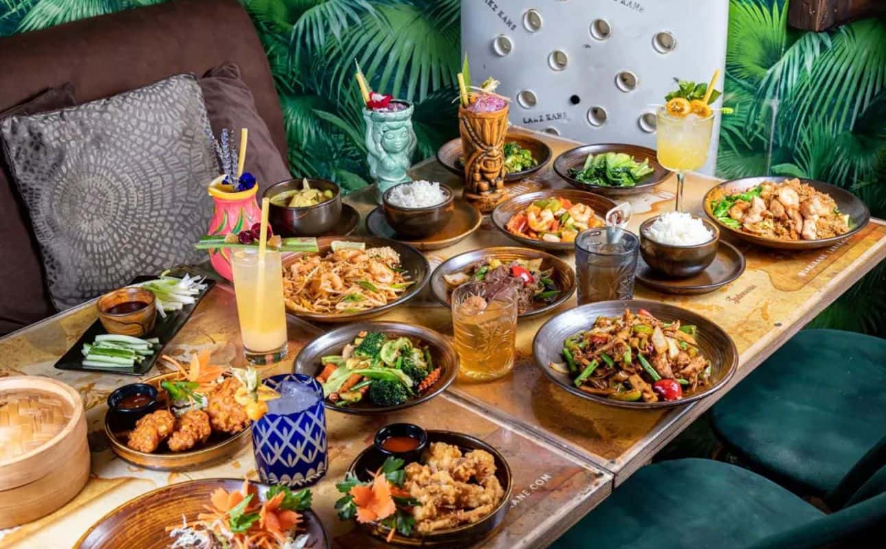Enjoy Thai, Vegan options, Vegetarian options, Cocktail bar, Late night, Free wifi, Non-smoking, Private dining, Street parking, Table service, $$$, Bar scene, Special occasion and Groups cuisine at Laki Kane in Marylebone, London