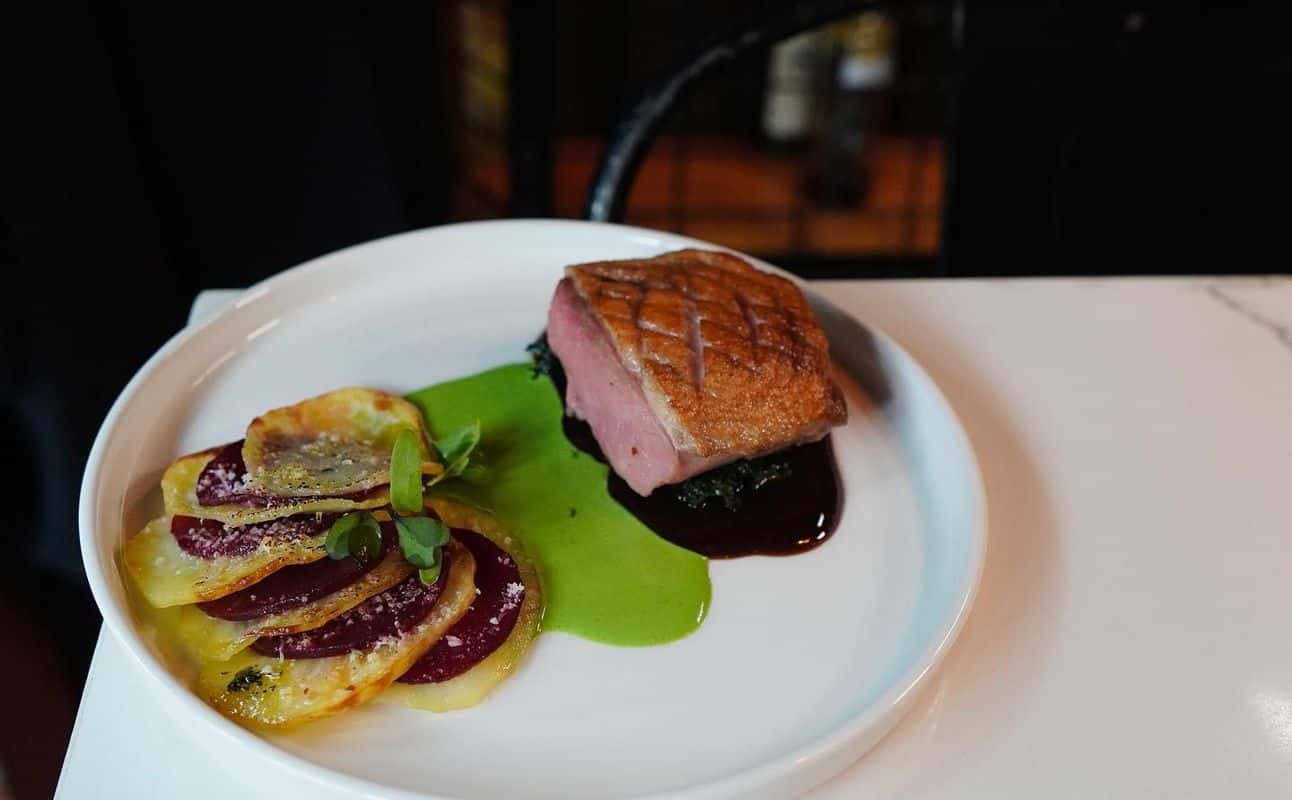 Enjoy European cuisine at Bluethroat Bar and Restaurant in Deptford, London