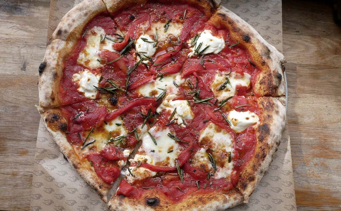 Enjoy Pizza, Vegan and Vegetarian cuisine at Pizzarova Gloucester Road in Gloucester Road, Bristol
