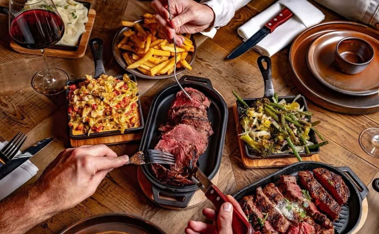 Enjoy British, Steakhouse, Vegetarian options, Gluten Free options, Restaurant, Free wifi, Highchairs available, Indoor & outdoor seating, Street parking, Table service, Wheelchair accessible, $$$, Groups, Families and Special occasion cuisine at Churrasco Steakhouse Aigburth in Aigburth, Liverpool