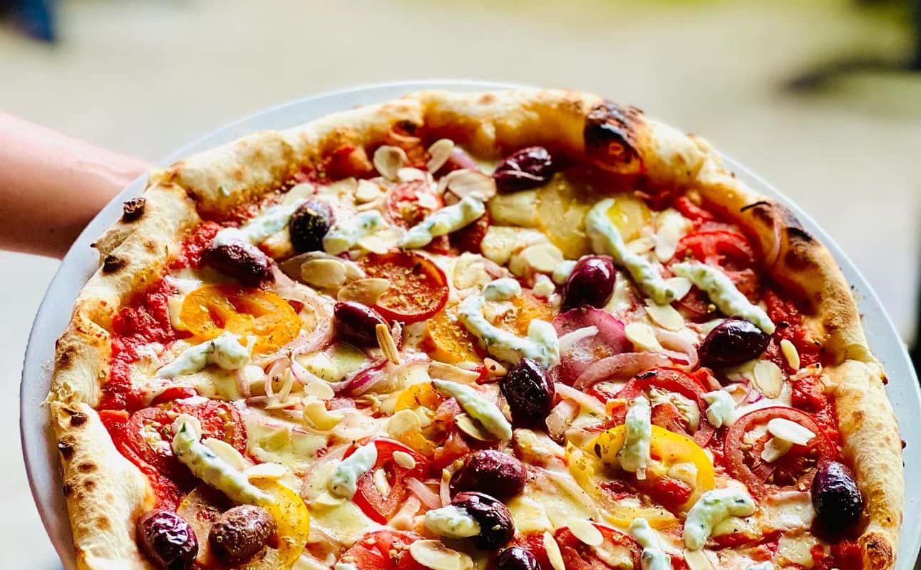 Enjoy Pub Food, Small plates, Cafe, Vegetarian options, Vegan options, Gluten Free options, Restaurant, Indoor & outdoor seating, Highchairs available, Wheelchair accessible, Free wifi, $$, Live music, Families and Groups cuisine at Bocabar Paintworks in Arno's Vale, Bristol