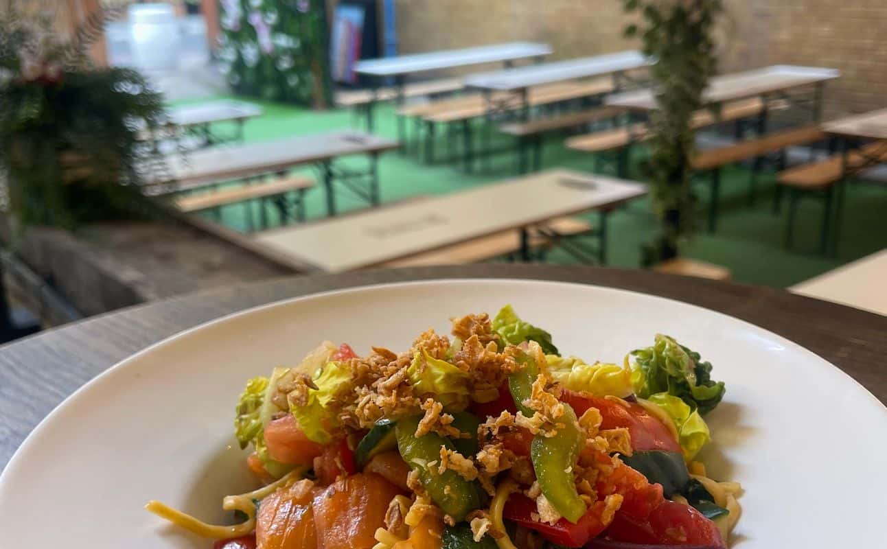 Enjoy British, Fusion, Vegan options, Vegetarian options, Gluten Free options, Restaurant, Gastropub, Bars & pubs, Indoor & outdoor seating, Highchairs available, Free wifi, Table service, Dog friendly, $$, Groups and Families cuisine at Bermondsey Bar and Kitchen in Bermondsey, London