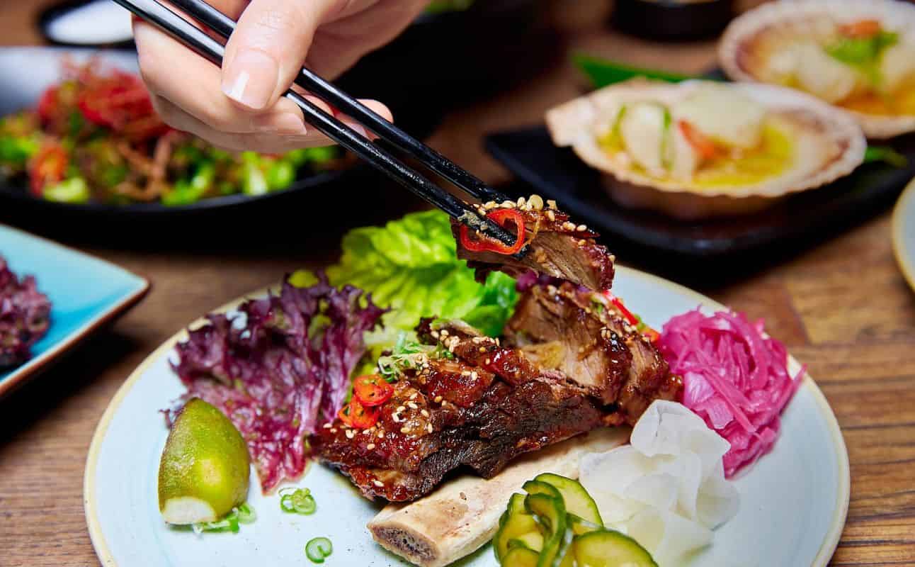 Enjoy Asian, Gluten Free Options, Vegan Options, Vegetarian options, Restaurant, Wheelchair accessible, Free Wifi, Table service, $$, Groups and Families cuisine at Yuu Kitchen in Spitalfields, London