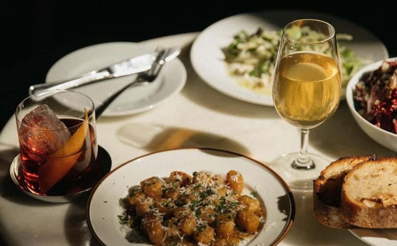 Enjoy International, British, Vegan options, Vegetarian options, Restaurant, Bars & pubs, Late night, $$, Groups, Bar scene and Date night cuisine at Forbidden at Sinners in Shoreditch, London